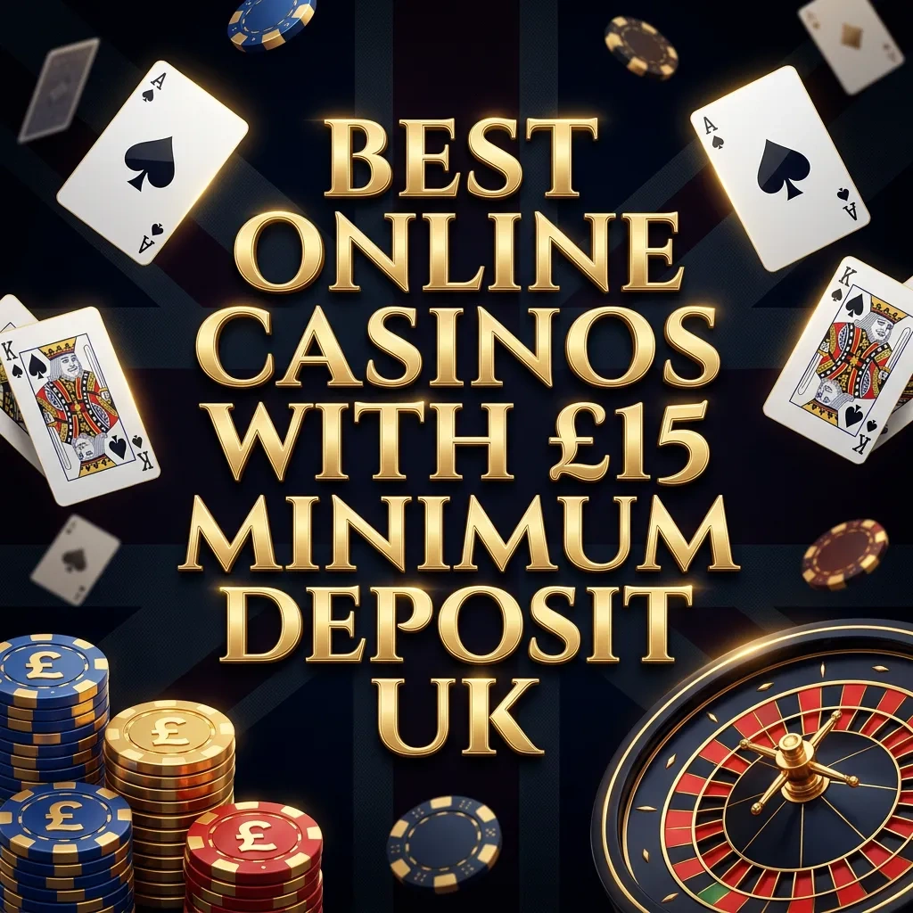 Online casinos with a minimum deposit of £15 for the UK